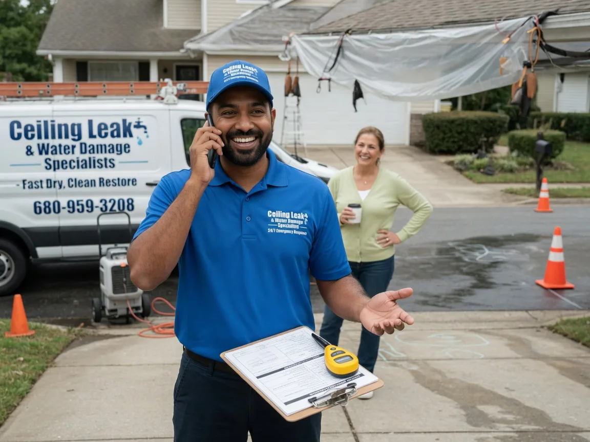 Ceiling Leak Cleanup Lake Odessa, MI FAQs